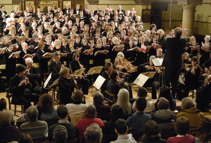 Soloists reharsing